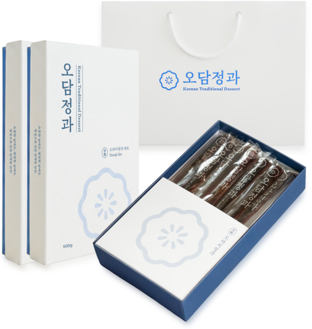 가정의달 도라지정과 한과 선물세트(보자기미포함:마끈리본) 어버이날 스승의날 상견례 답례품, 500g, 2박스