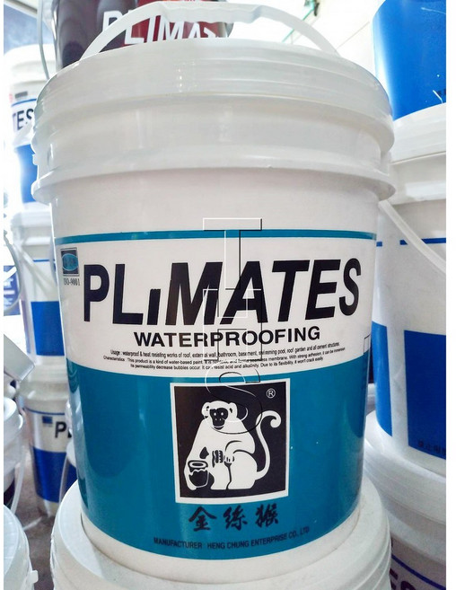 金絲猴 PLIMATES 防水漆 (1加侖) - THS無機防水接著劑, 1個