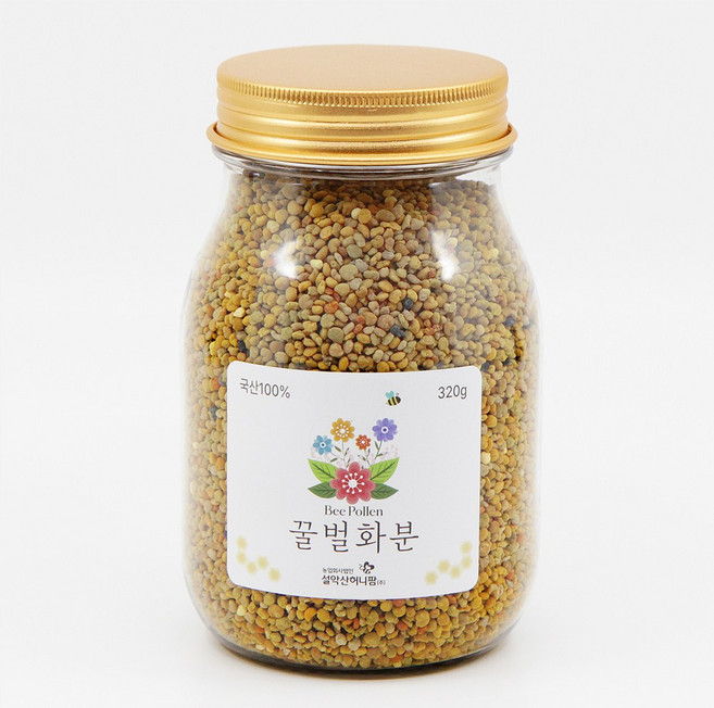 설악산허니팜 꿀벌화분 국내산 벌화분, 1개, 320g