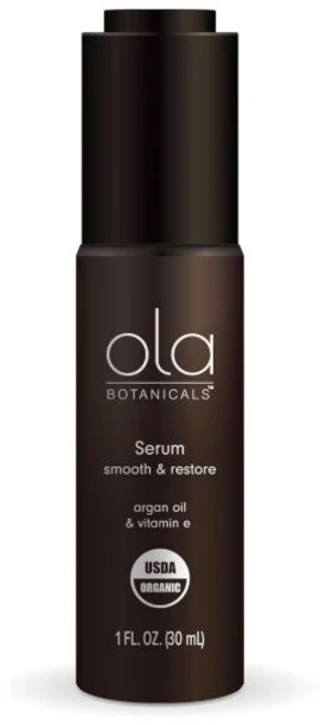 Ola Botanicals Serum 1 Fl. Oz. (30 mL) Smooth and Restore Argan Oil and Vitamin E Certified US, Ola Botanicals Serum, 1 Fl. Oz - 쿠팡
