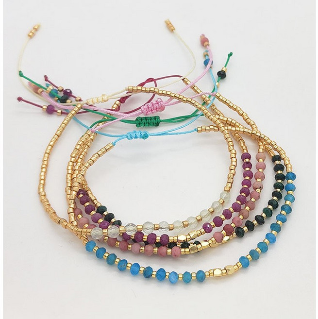 HAPPY JOURNEY 천연원석 보석원석 매듭팔찌 쥬얼리 선물포장