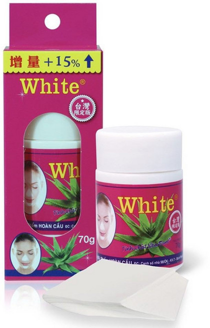 White 泰國蘆薈膠毛孔粉刺凝膠面膜70g(加量限定版) / 鼻頭粉刺凝膠, 1個, 1個裝