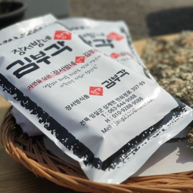 장서방네명가김부각 임실 화사 찹쌀 김부각 40g, 10개