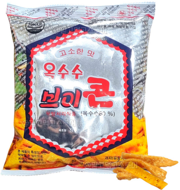 진한제과 옥수수 브이콘, 180g, 1개