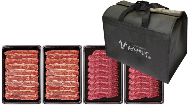 설 명절 선물세트 기쁨세트1호 (LA갈비2KG + 토시살2KG) 창원 성산명가 시그니처 선물세트, 1개