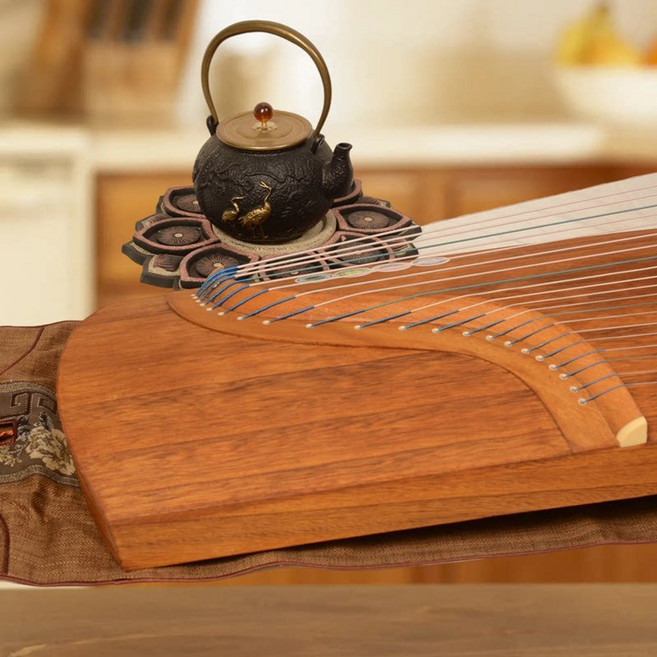 악기 입문용 연습용 초보 거문고 교육용 가야금, 1개, G. .63미터 오동나무 연한 색