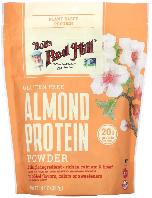 밥스레드밀 아몬드단백질파우더 글루텐프리 397g BRM-00655, 1개 - 쿠팡