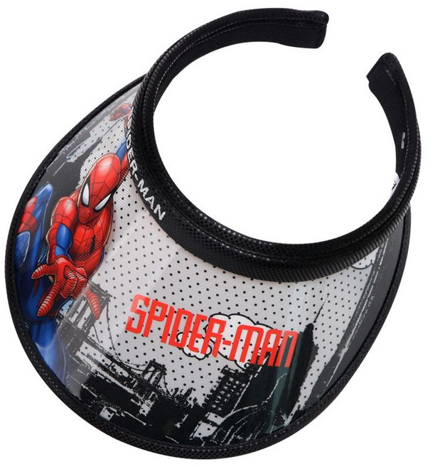 나린키즈 스파이더맨 시티투워 썬캡 유아동 어린이 핀캡 햇빛가리개 썬바이저