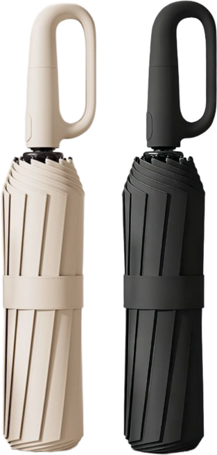 ARVIO 튼튼한 3단 자동 고리형 양우산