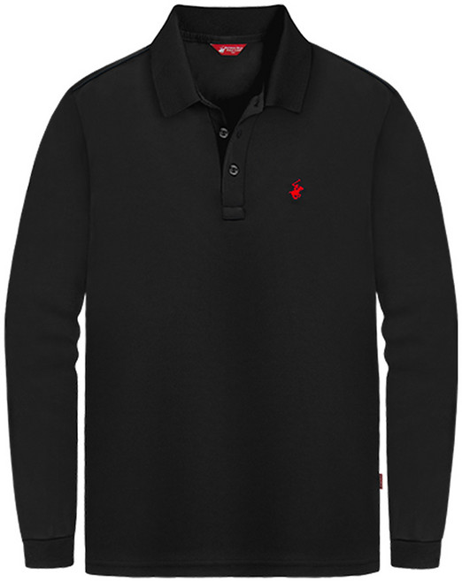 비버리힐즈폴로클럽 쿨에버 쾌적한 긴팔 신축성 남여공용 카라티 EPW0T11