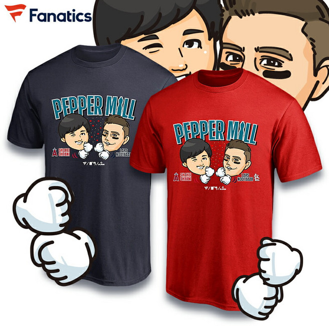 파나틱스 오타니 쇼헤이 누트바 페퍼밀 반팔 티셔츠 ML01-23SS-0022