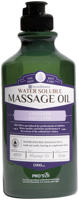 프로즈비 소프트 라이트 워터솔루블 마사지오일 라벤더 1L 수용성 아로마 바디오일 대용량, 1개