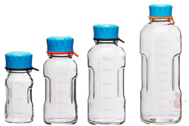 立騰玻璃 SCHOTT德製血清瓶, 250ml, 1個, 瓶身透明, 250ml