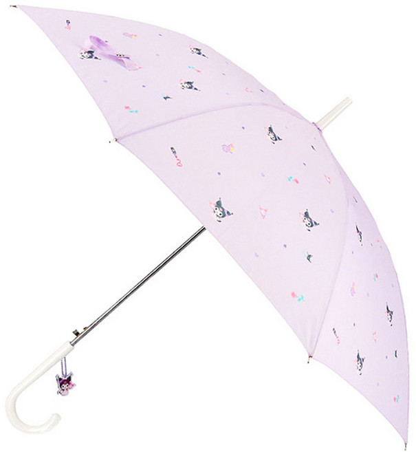 성창에프엔지 산리오 패턴 60 키링 장우산 쿠로미 마이멜로디 반자동 우산