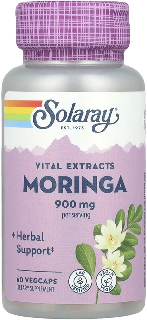 쏠라레이 모링가 잎 추출물 450mg 베지캡슐 60정, 3개 - 쿠팡