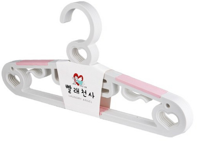 빨래천사 슬림 논슬립 옷걸이 핑크 5p 1세트, 없음, 상세설명 참조