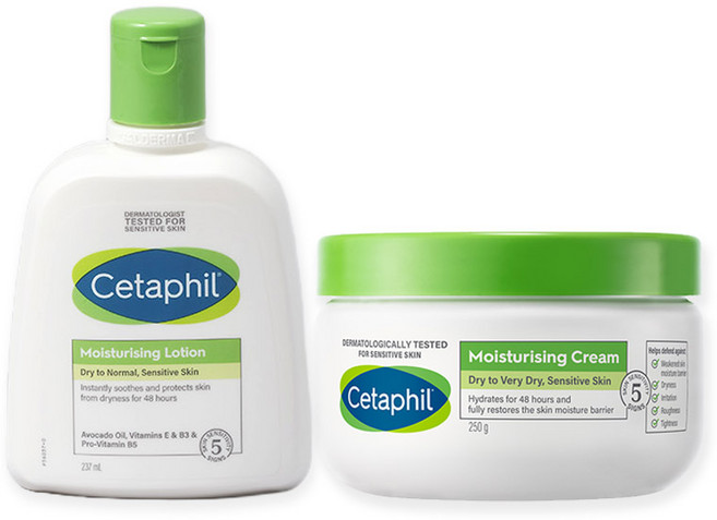 세타필 모이스춰라이징 로션237ml + 세타필 오이스춰라이징 크림 250g, 237ml