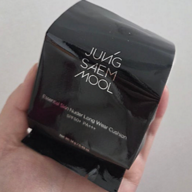 정샘물 에센셜 스킨 누더 롱웨어 쿠션 리필 유수분 밸런스 밀착력, 라이트  14g, 1개