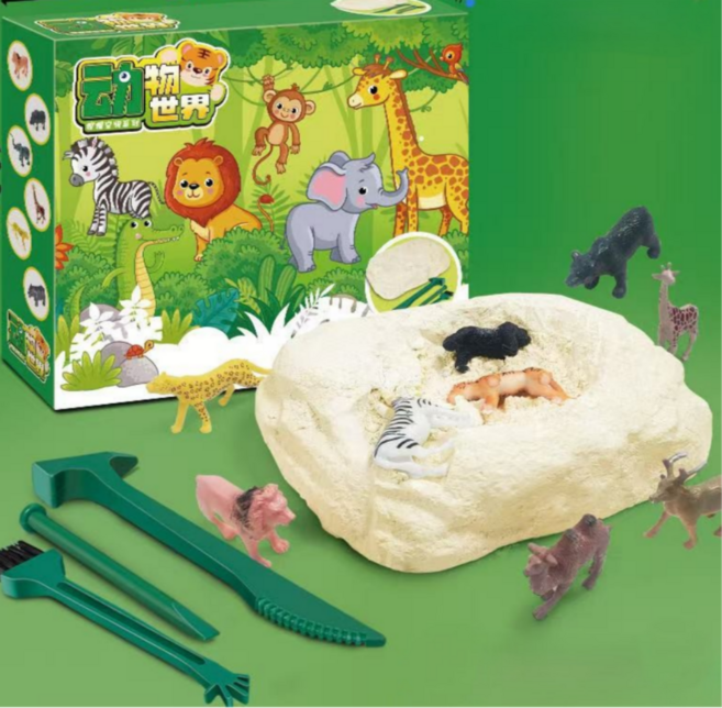 탐험 발굴키트 체험키트 화석발굴키트, 동물세계, 1개