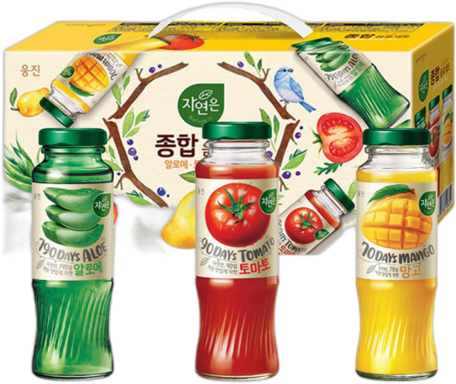 자연은 종합선물세트 알토망 꼬마병 알로에토마토망고, 24개