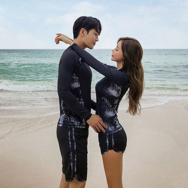 커플 래쉬가드 수영복 집업 비치웨어 SW15967F커플 래쉬가드 수영복 집업 비치웨어 SW15967F커플 래쉬가드 수영복 집업 비치웨어 SW15967F커플 래쉬가드 수영복 집업 비, 여성용/블랙/L[66~77], 여성용_블랙