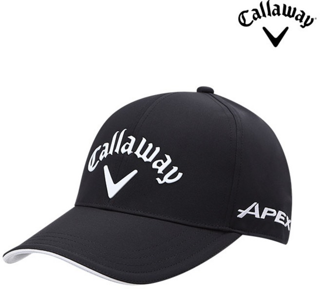 캘러웨이 2025 투어 웨더 모자 한국캘러웨이골프 정품, 블랙