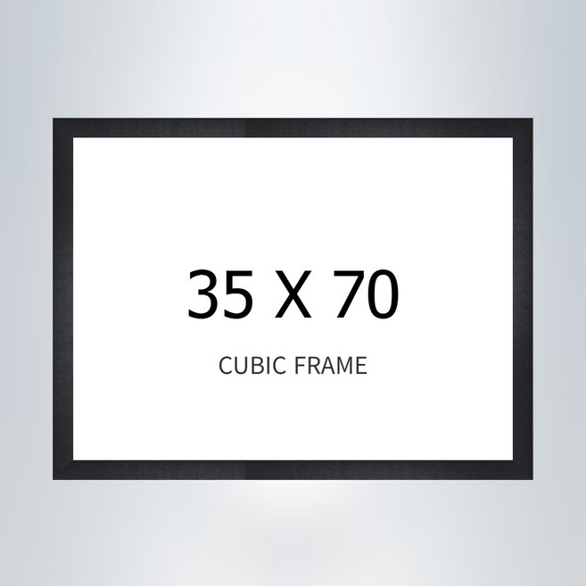 꿈꾸는세상 보석십자수 35x70cm 패브릭 액자, 우드블랙, 1개, 플라스틱