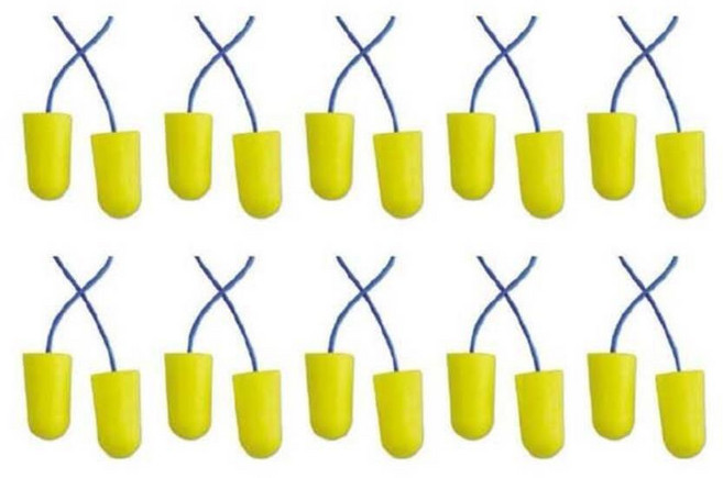 수험생 집중력 숙면 청력보호 끈달린 귀마개 10P 난청예방 사격훈련 기숙사