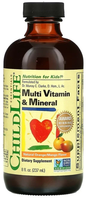 ChildLife 멀티비타민 & 미네랄, 1개, 237ml - 쿠팡