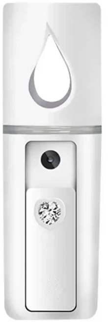 나노 페이셜 미스터 휴대용 미니 페이스 미스트 핸디 분무기 시원한 스티머 가습기 실내 야외, 02 WHITE