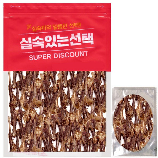 1+1 실속있는선택 오리뼈간식 대용량 500g+100g 수제간식, 1개, 오리도가니500g+100g, 500g