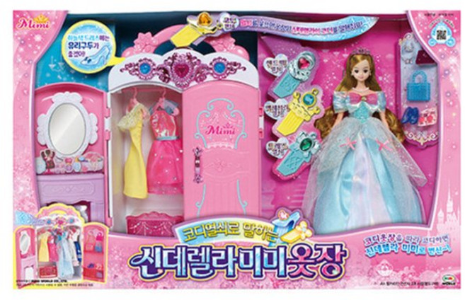 미미월드 신데렐라미미 옷장 인형, 혼합색상, 1개