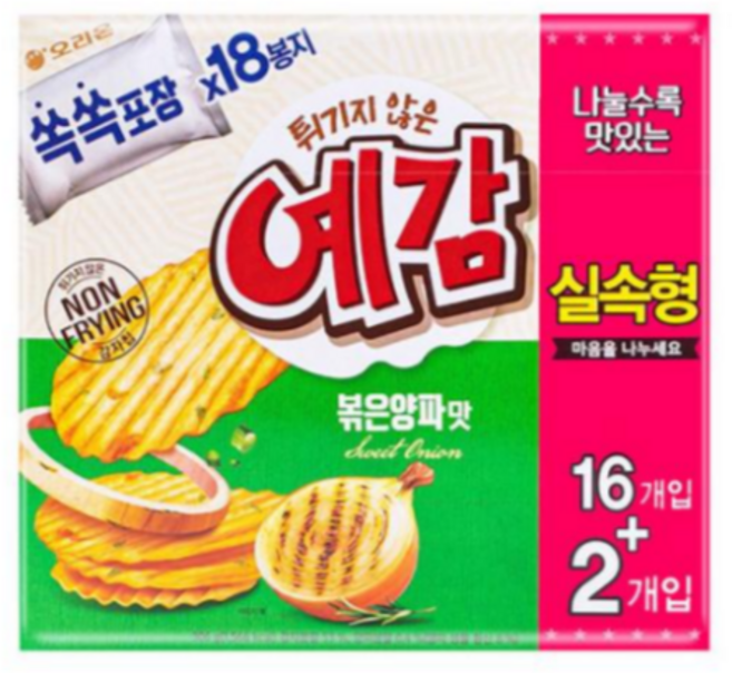 오리온 예감 볶은양파맛 306g, 1개
