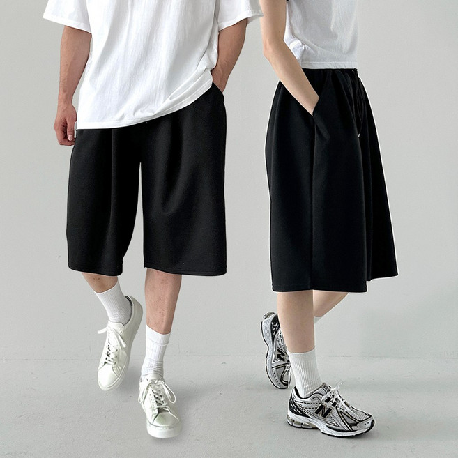 코지앤듀 버뮤다 빅사이즈 트레이닝 벌룬 7부 반바지 팬츠