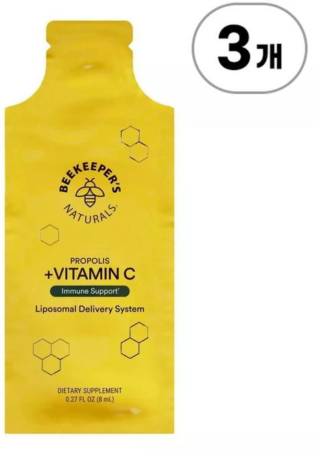 비키퍼스내추럴스 라이포조말 프로폴리스 플러스 비타민 C Beekeepers Naturals Liposomal Propolis Plus Vitamin C 8ml 12개, 36개 - 쿠팡
