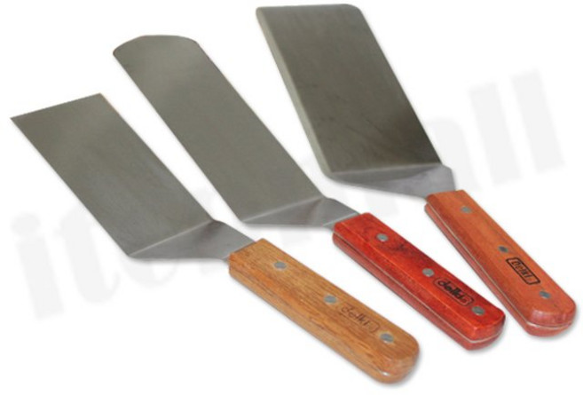 델키 우든 사각 스페치 스테이크 전 볶음 요리 뒤집개 뒤지게, 중, 1개