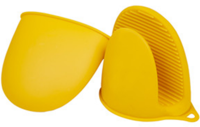 국산 실리팟 실리콘 주방 오븐 장갑 양손 세트, Mustard (머스타드), 5세트