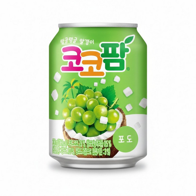 해태음료 코코팜 포도 238ml x 24캔입, 24개