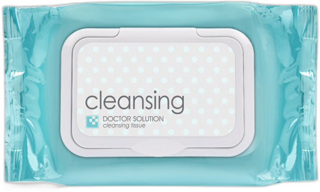 케어존 닥터솔루션 클렌징 티슈, 1개, 1g, 1매입