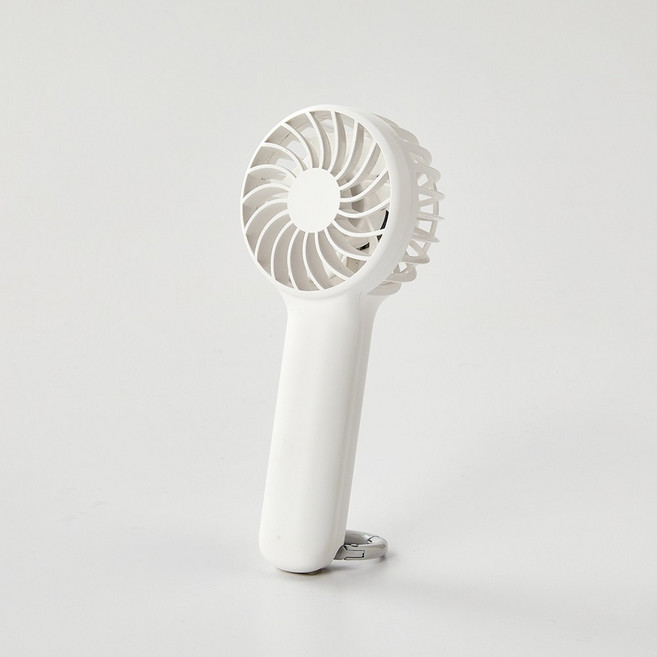 모던하우스 ON NEW 미니링 크래들 휴대용 핸디팬, 크림, 18650-1200mAh