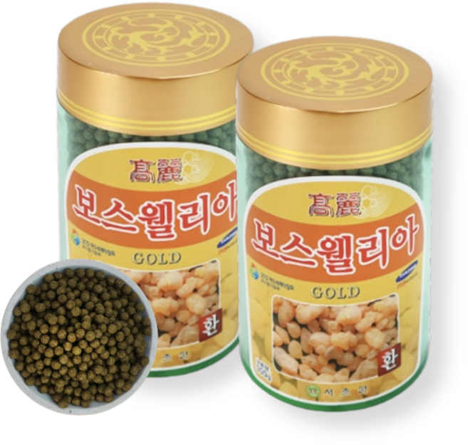 보스웰리아 환 추출물 오가피 두충 인도 보스웰리아 가루 환, 2개, 300g