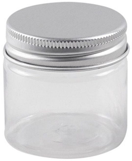 크림 용기 화장품 플라스틱 공병 케이스 50ml 소분, 1개, 투명