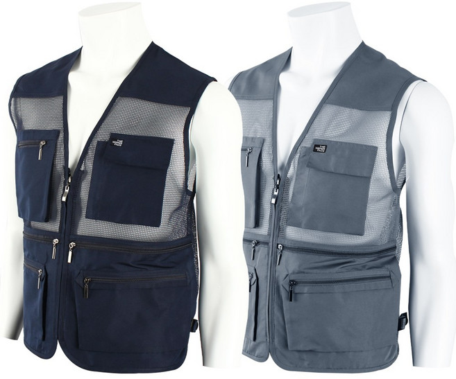 2장 [제이씨월드] 여름 남성 JC-WORLD 깃털처럼 가벼운 쿨 조끼 _ 여름철 망사 가성비 베이직 빅사이즈 데일리 베스트 등산조끼 단체복 근무복 다용도 J1022