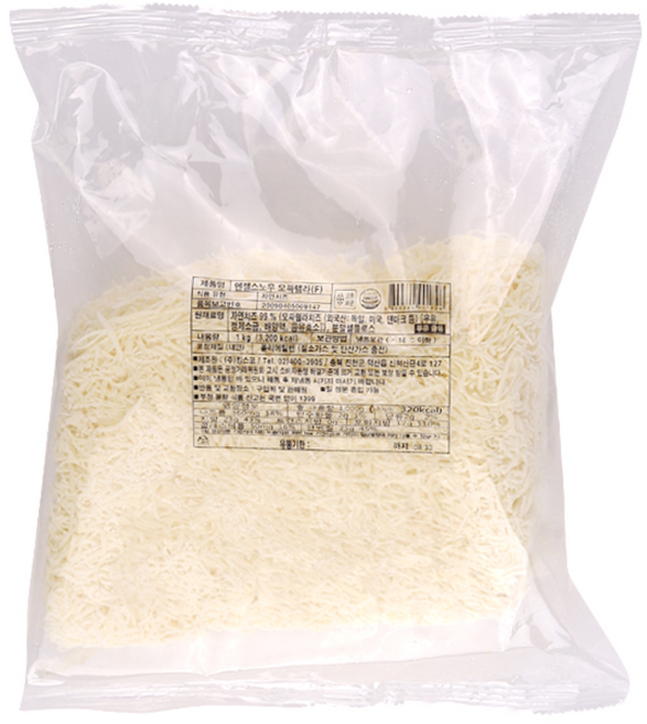 푸드올마켓_ 킹스코 엔젤스노우 모짜렐라(F) 1kg /눈꽃치즈/냉동, 100개