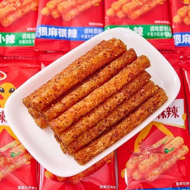 중국 간식 웨이롱 마라 1봉지x6ea낱개포장 쫀드기 라티아오 3봉지, 혼합 24g x10팩, 1개, 1g