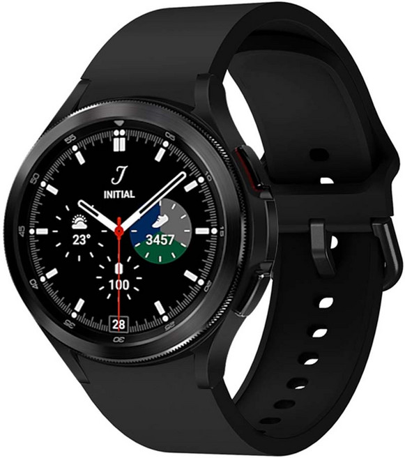 스페이스쉴드 갤럭시워치4 클래식 46mm 호환 스트릿 실리콘 밴드 스트랩 10color, 블랙, 1개