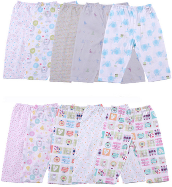 3매입 유아 아동 7부 랜덤바지