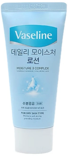 바세린 데일리 모이스처 로션 60ml, 3개 - 쿠팡