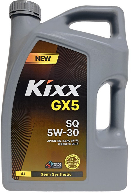 KIXX GX5 5W30 SQ 4L 가솔린 엔진오일, 1개