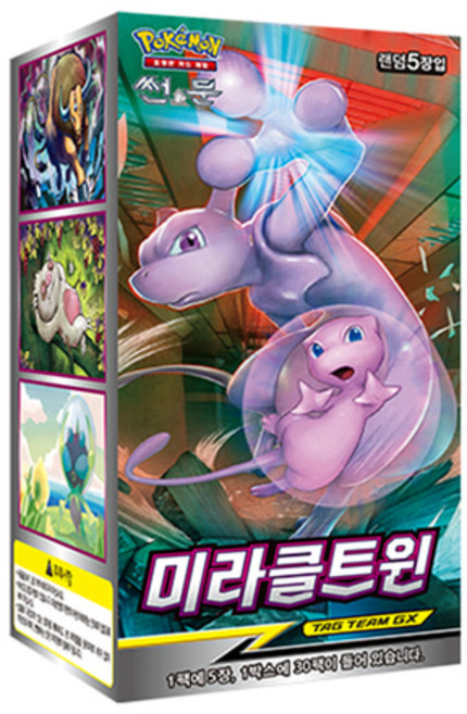 포켓몬카드게임 썬&문 확장팩 미라클트윈 30팩 1상자, 1개